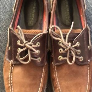 New original Sperry brown suede top-siders  mens size 12m